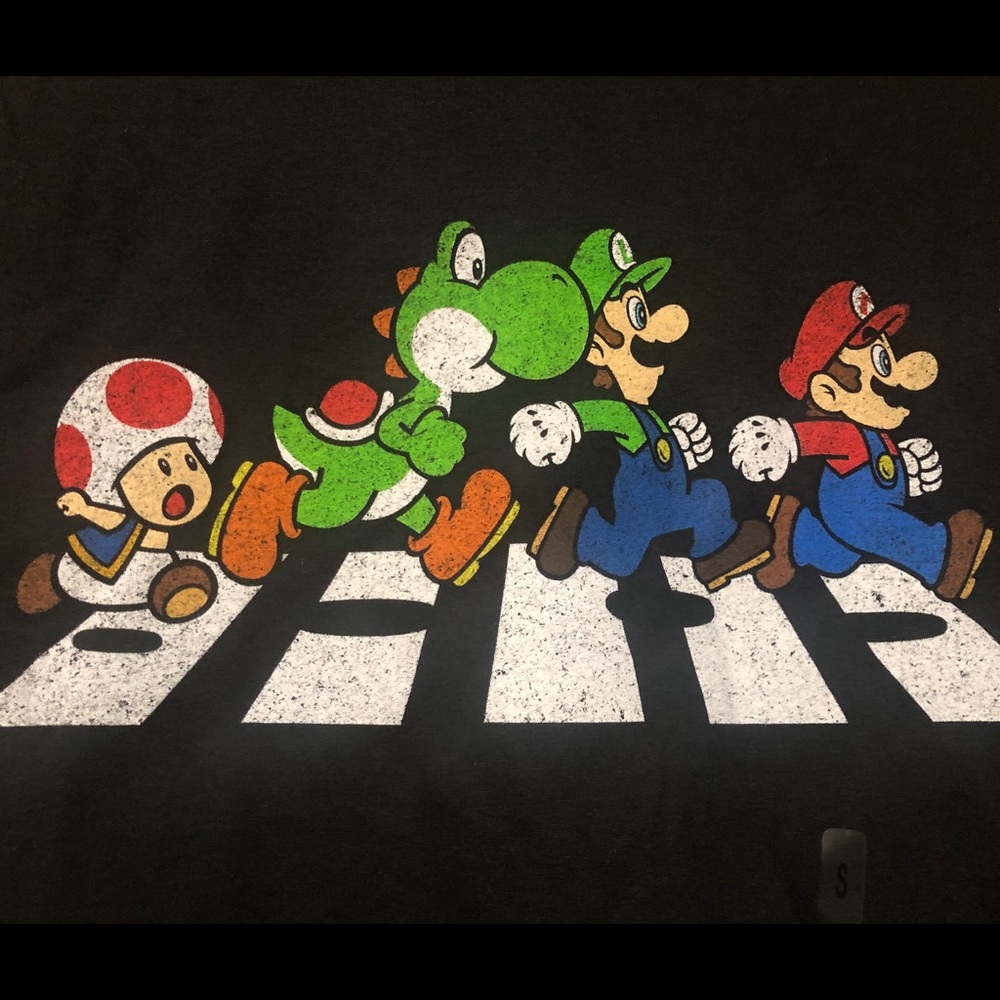 NWT Super Mario “Abbey Road” t-shirt, S & L